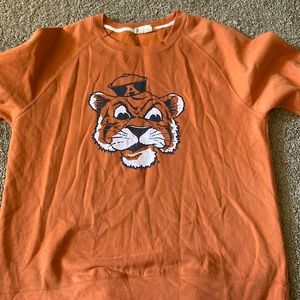 Orange Auburn University Pullover